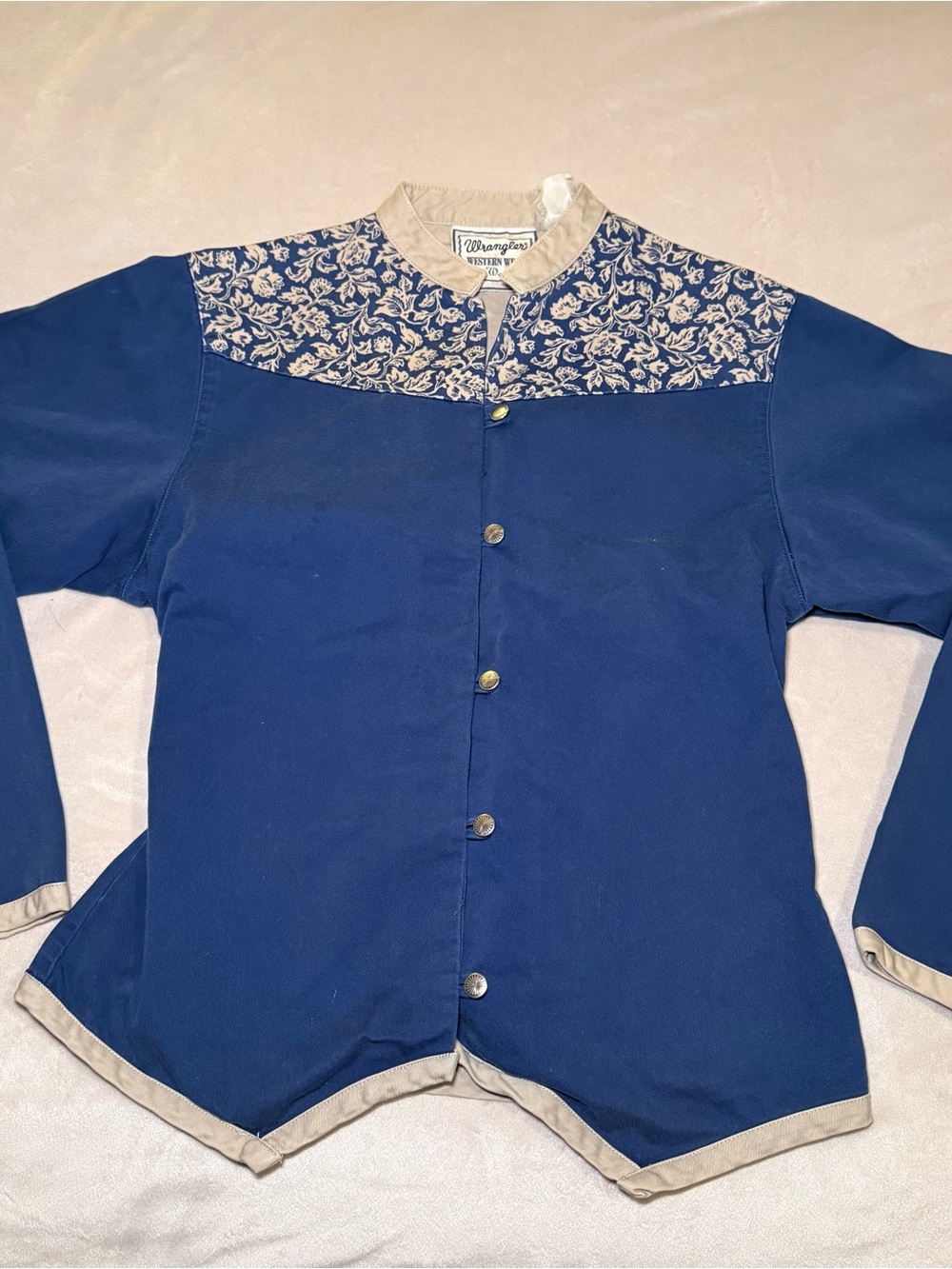 vintage 1980’s Wrangler Western style snap jacket! 🤠💙